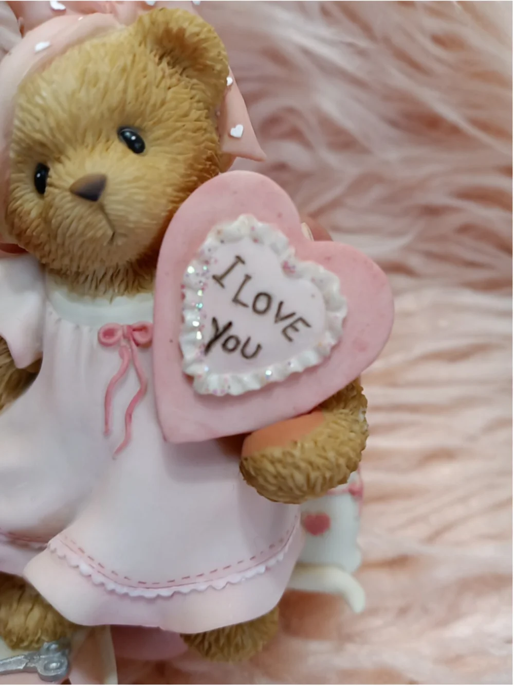 Cherished Teddies “We’ve Pieced Together A Perfect Love” I Love You Heart Cat